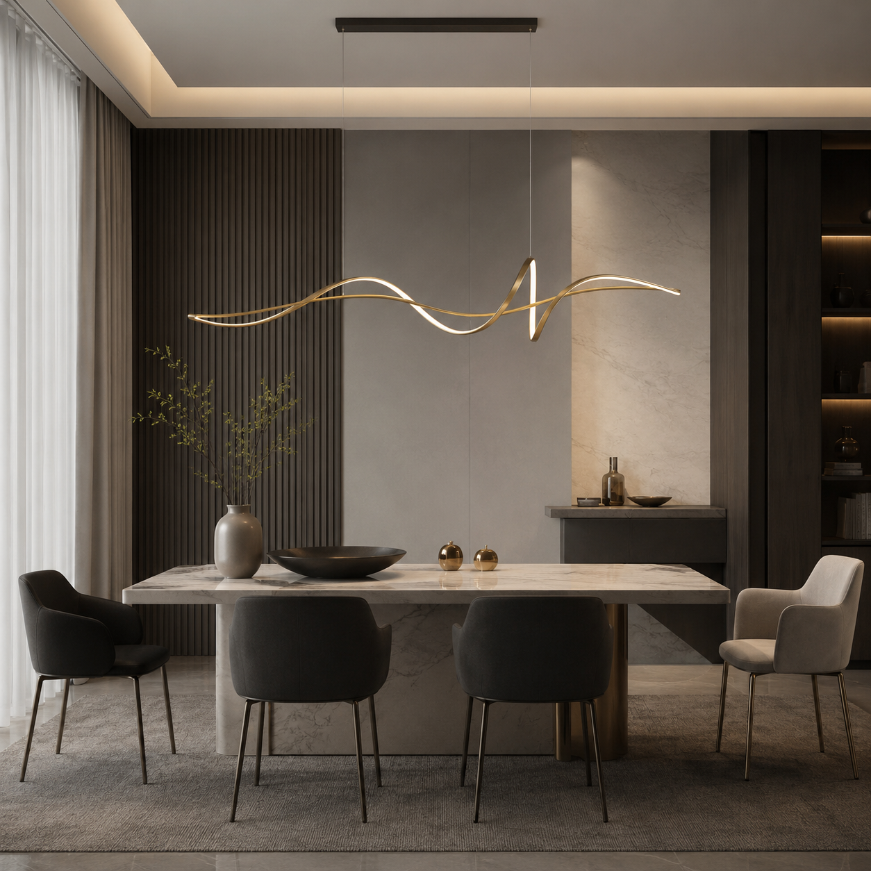 Nestik Moderne LED hanglamp voor eetkamer