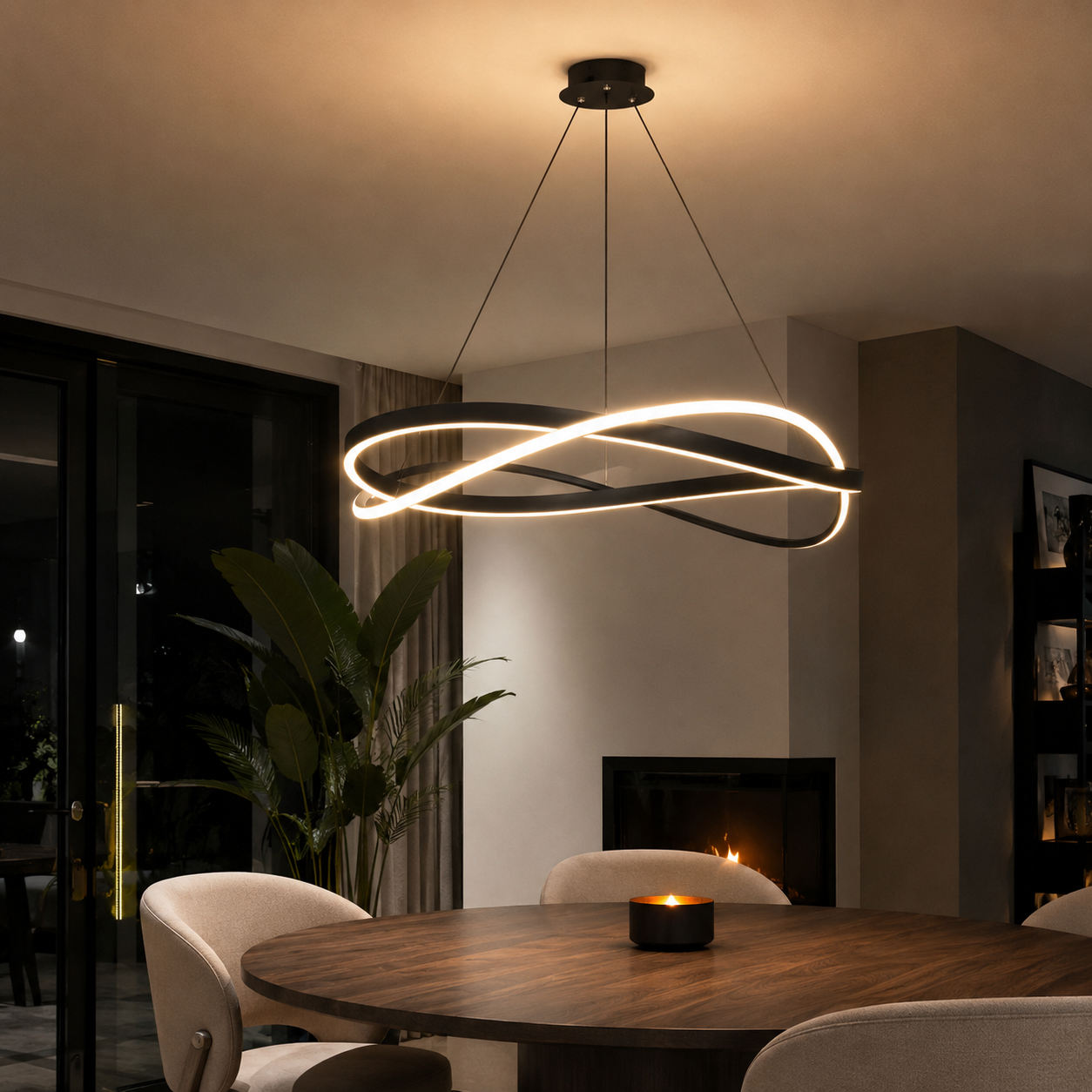 Cluster hanglamp - Moderne LED-bar kroonluchter