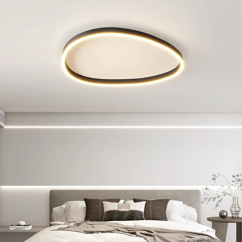 LED-Ring-Kronleuchter – Moderne Pendelleuchte für Wohnzimmer, Schlafzimmer und Esszimmer