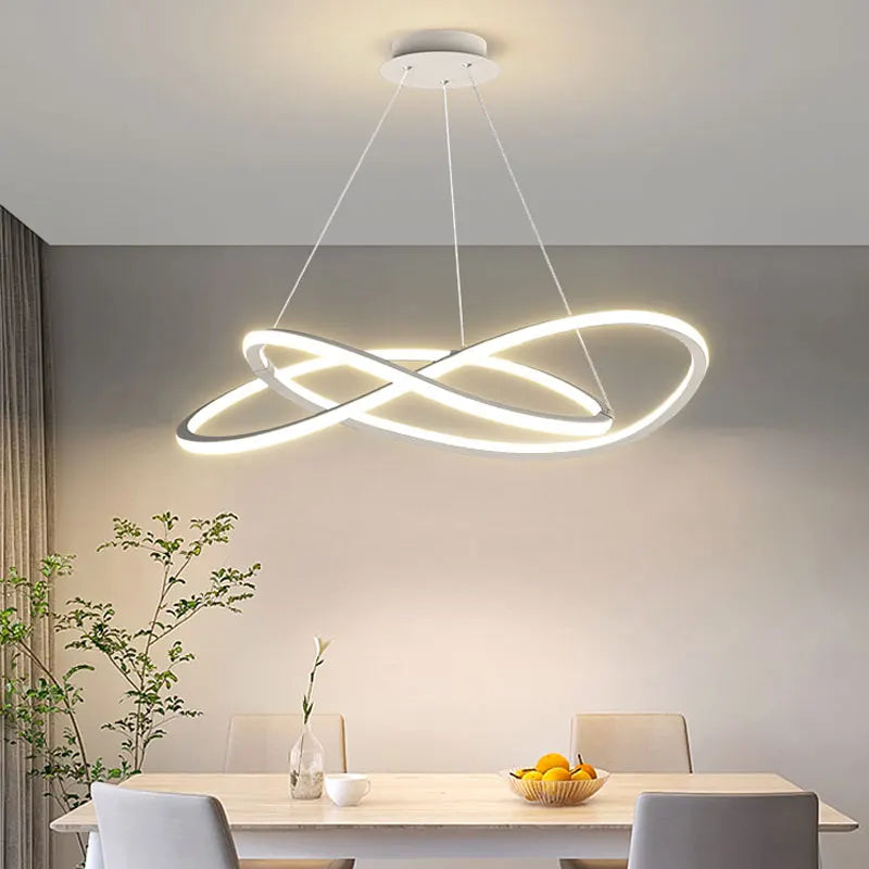 NIMBUS LED-hanglamp – Moderne dimbare kroonluchter voor eetkamer en slaapkamer | 50–60 cm