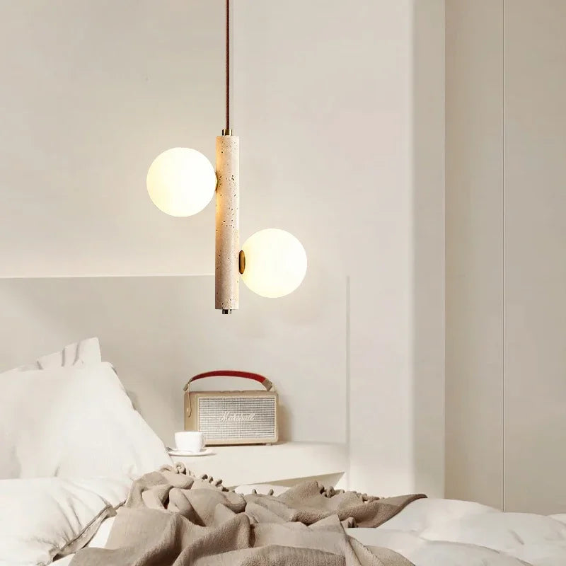 Cave Stone LED Pendant Lamp - Modern Nordic Style