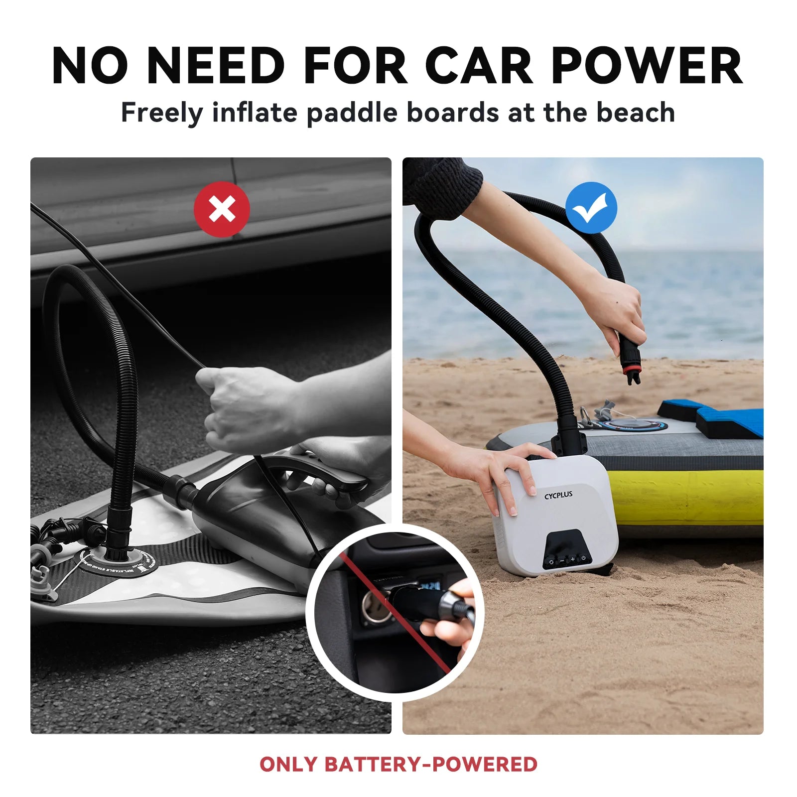 Elektrische Smart SUP Luchtpomp