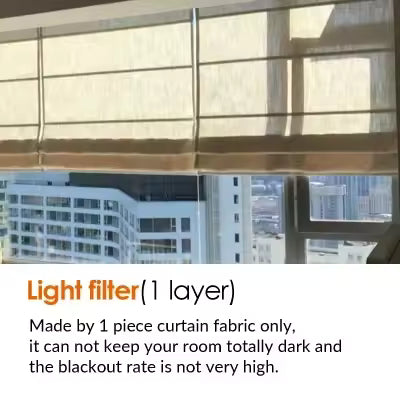 Custom-Made Roman Blinds — Privacy & Heat Insulation | Made to Measure