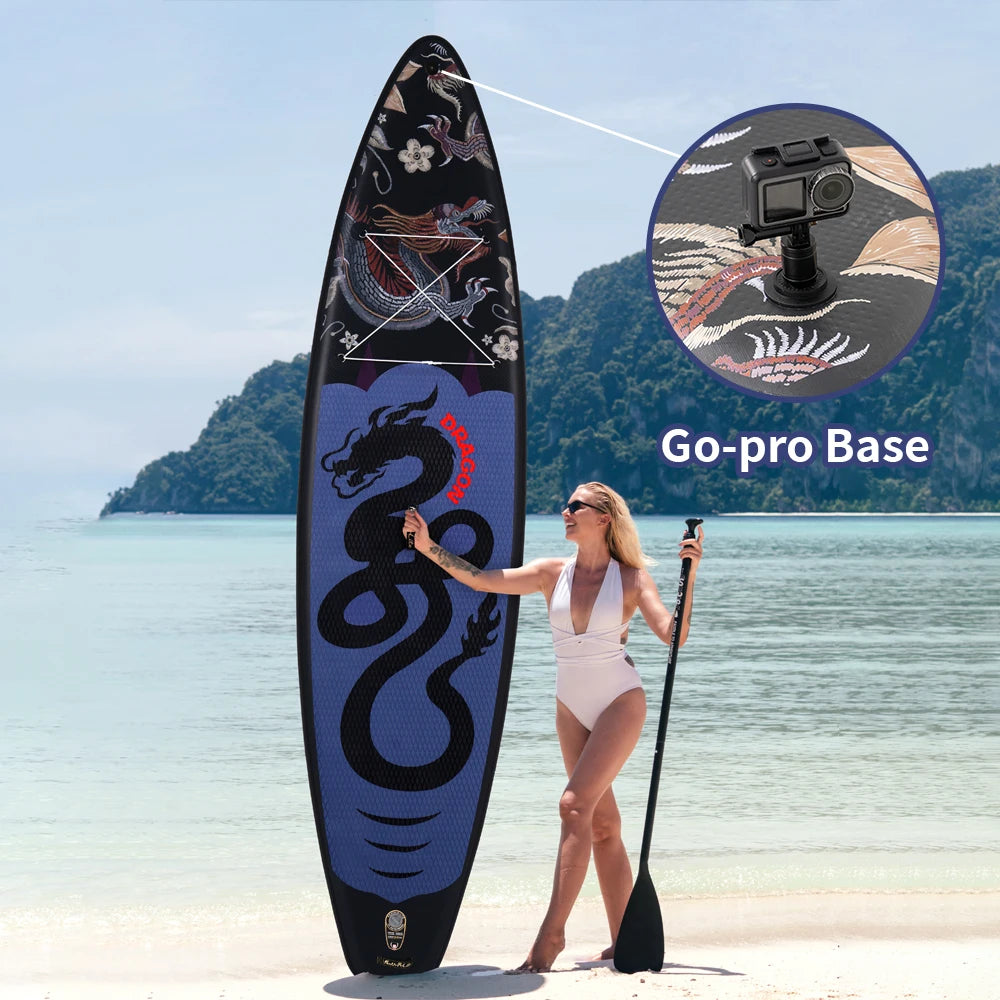 Opblaasbaar supboard met premium accessoires en draagtas