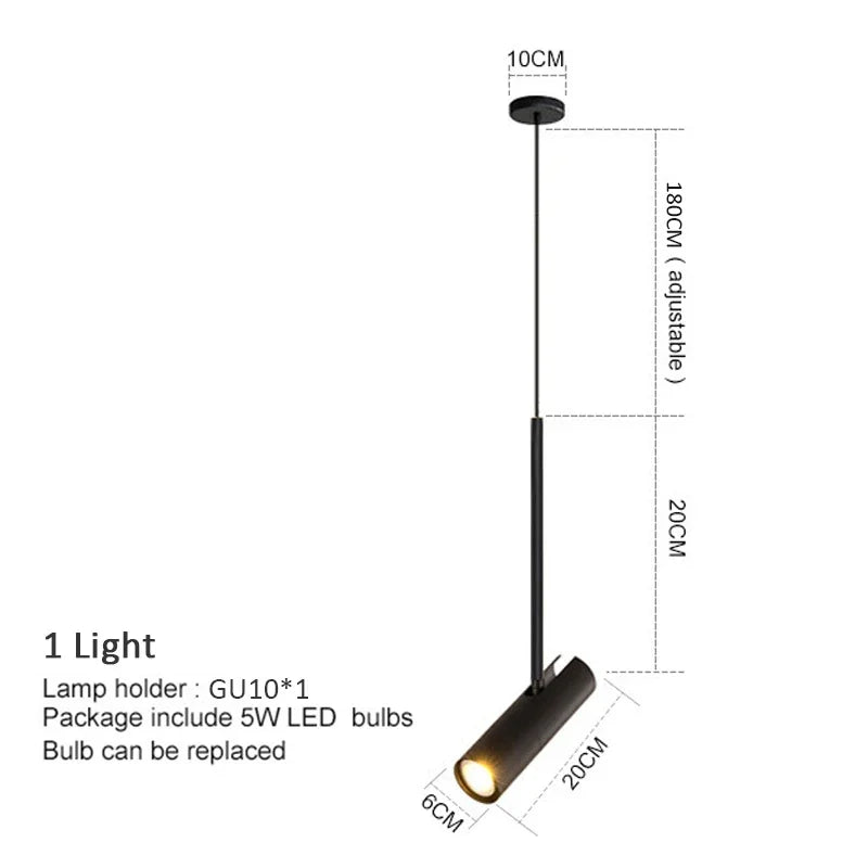 Verstelbare hanglamp - Moderne minimalistische LED-hanglamp