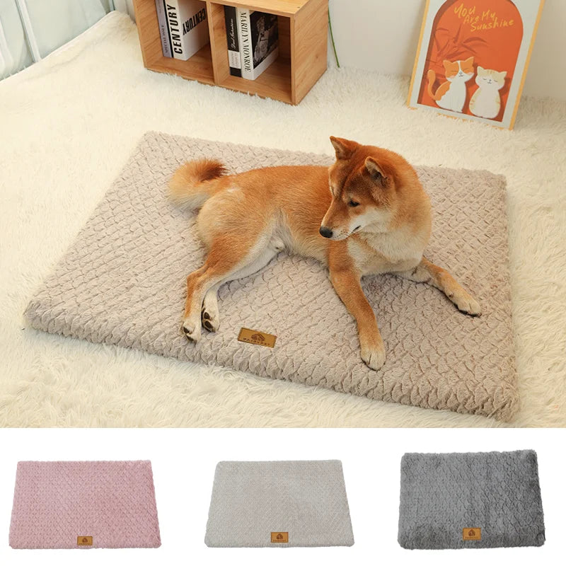 3D-Schaumstoff-Hundebett mit abnehmbarem, waschbarem Kunstfellbezug, o   Act Design Shop