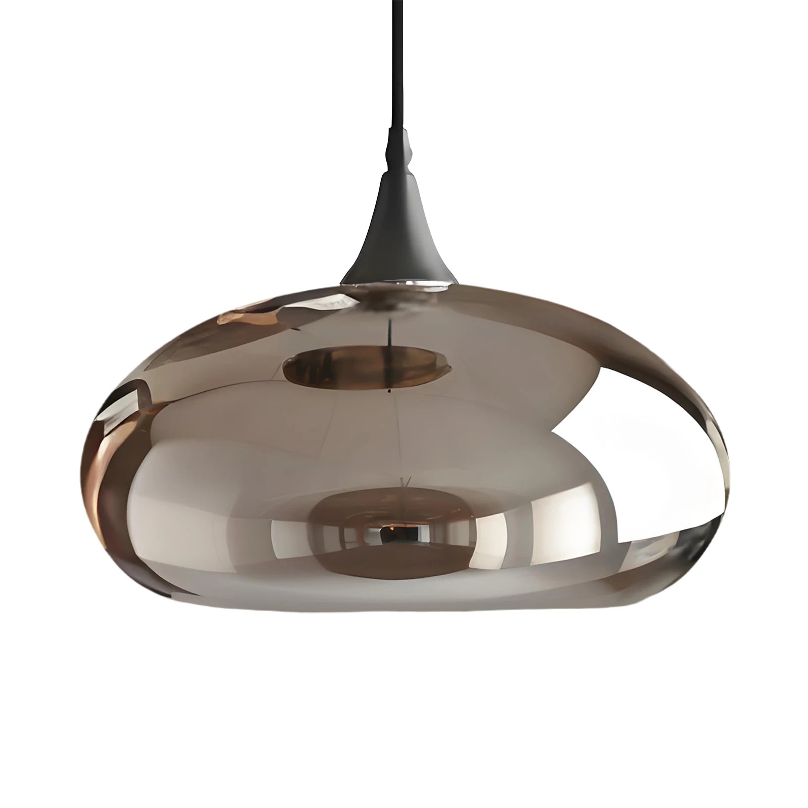 Modern Glass Pendant Chandelier - 3-Light Fixture with Irregular Design