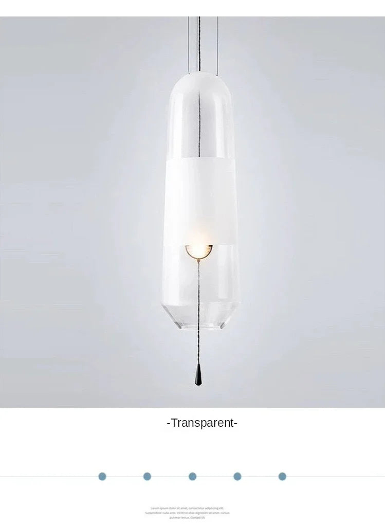 Aurora Glow - Scandinavische hanglamp met amberkleurig glas