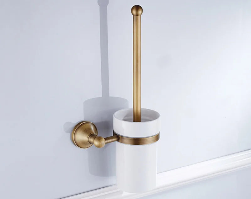 Moderne badkameraccessoireset van messing - elegant en duurzaam