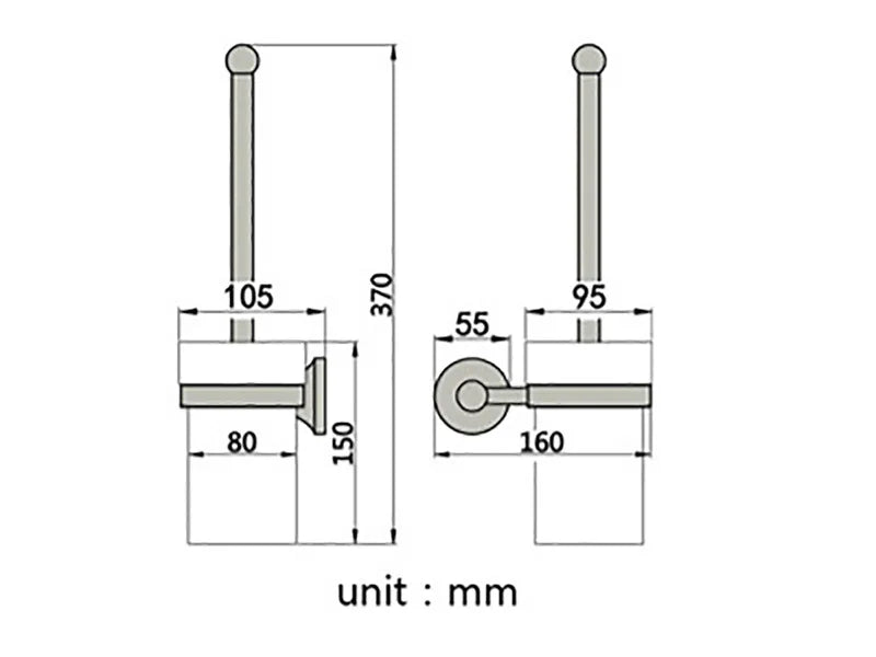 Moderne badkameraccessoireset van messing - elegant en duurzaam