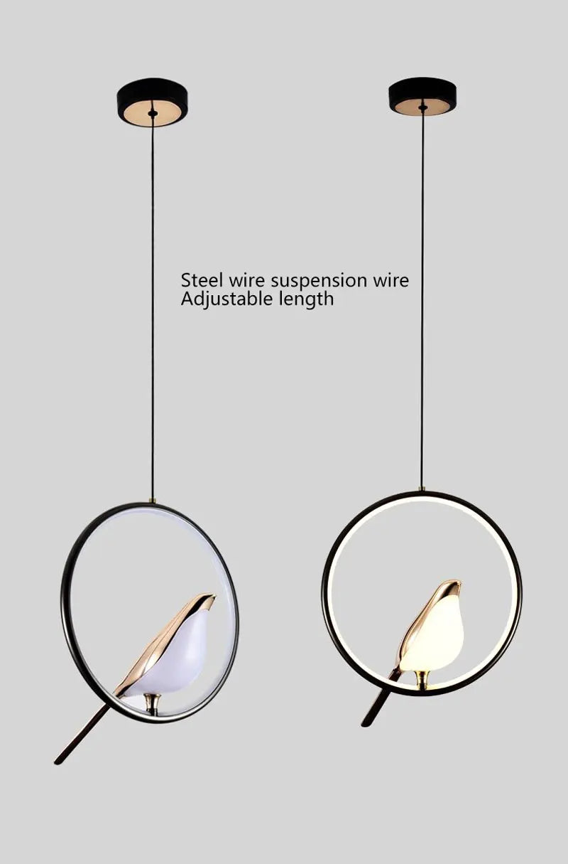 Magpie Bird LED hanglamp - Modern Scandinavisch design