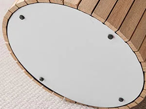 Ronde eettafel 120cm - Moderne boerderijstijl voor 4-6 personen