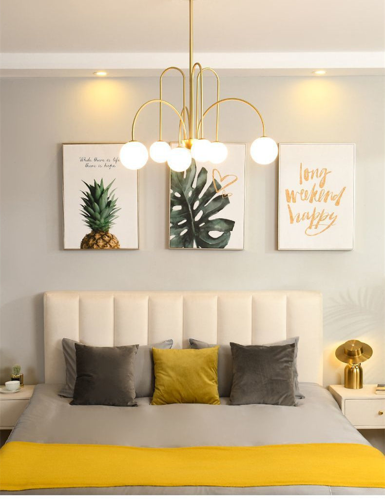 LED Hanglamp Diva - Glazen Bol Kroonluchter