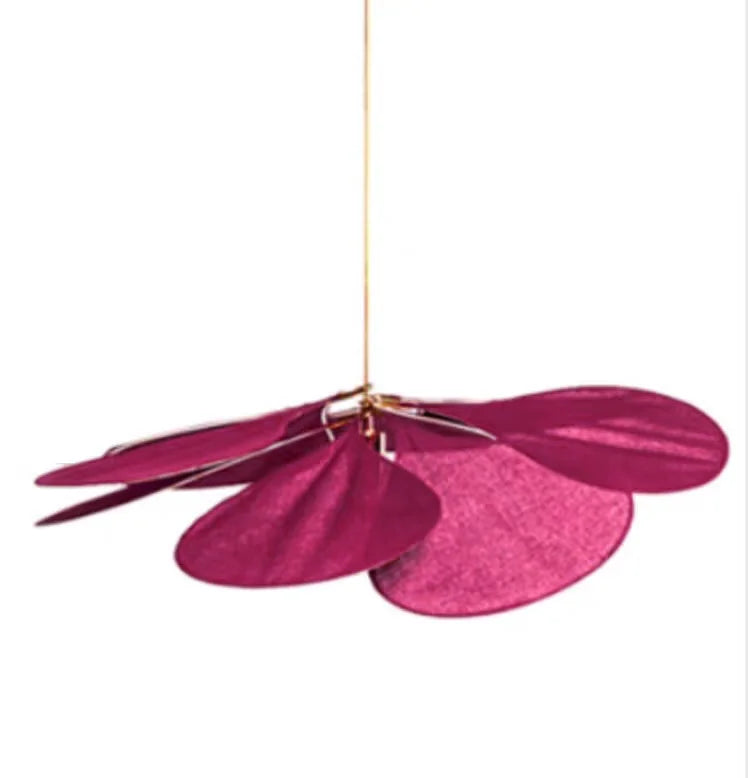 Samsarah Petal Fabric Pendant Light – Decorative LED Chandelier
