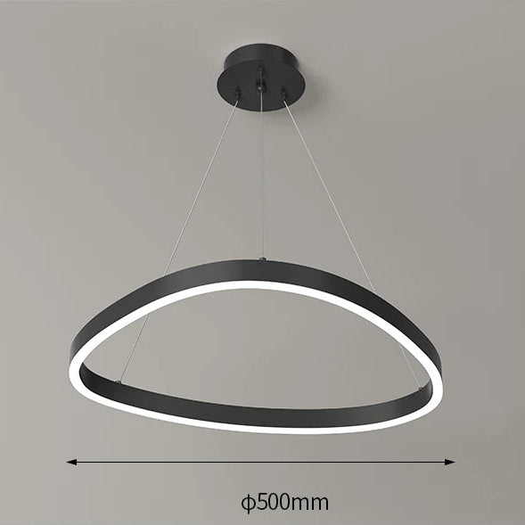 LED-Ring-Kronleuchter – Moderne Pendelleuchte für Wohnzimmer, Schlafzimmer und Esszimmer