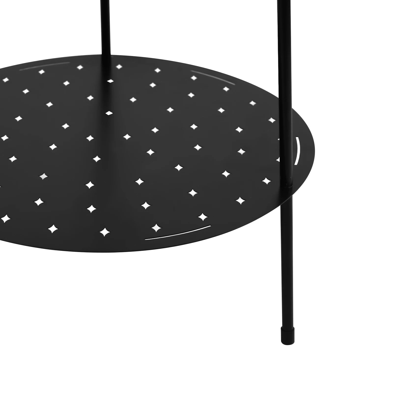 Moderne staande lamp met 3-laags plank - E27 staande lamp met opbergruimte