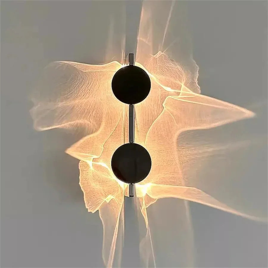Corrugated Chrome LED Wall Sconce – Warm White