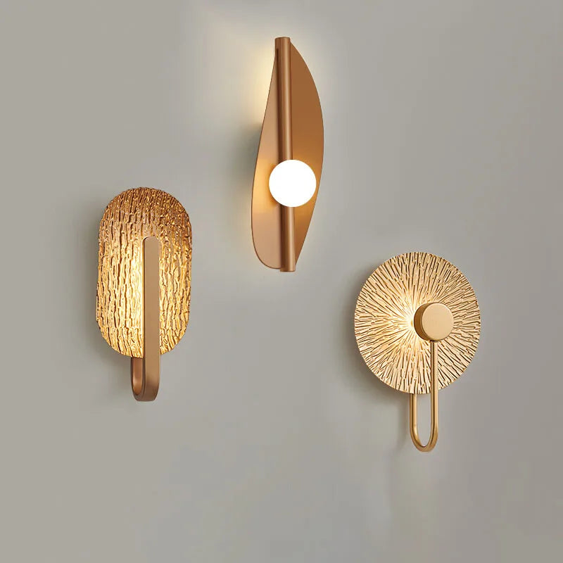 Leaf LED Wall Sconce – Art Deco Bedside Light