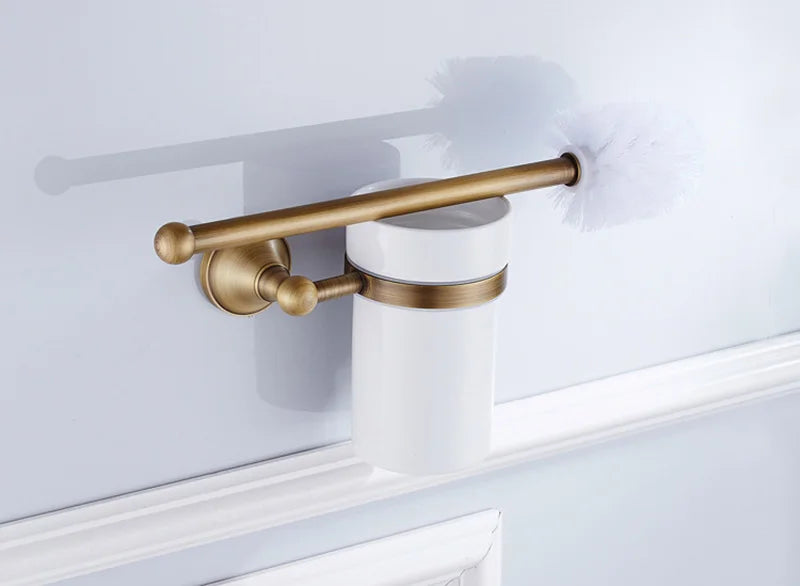 Moderne badkameraccessoireset van messing - elegant en duurzaam