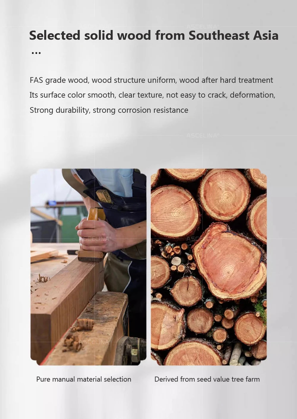 LED hanglamp - lange houten strip - keukeneilandverlichting