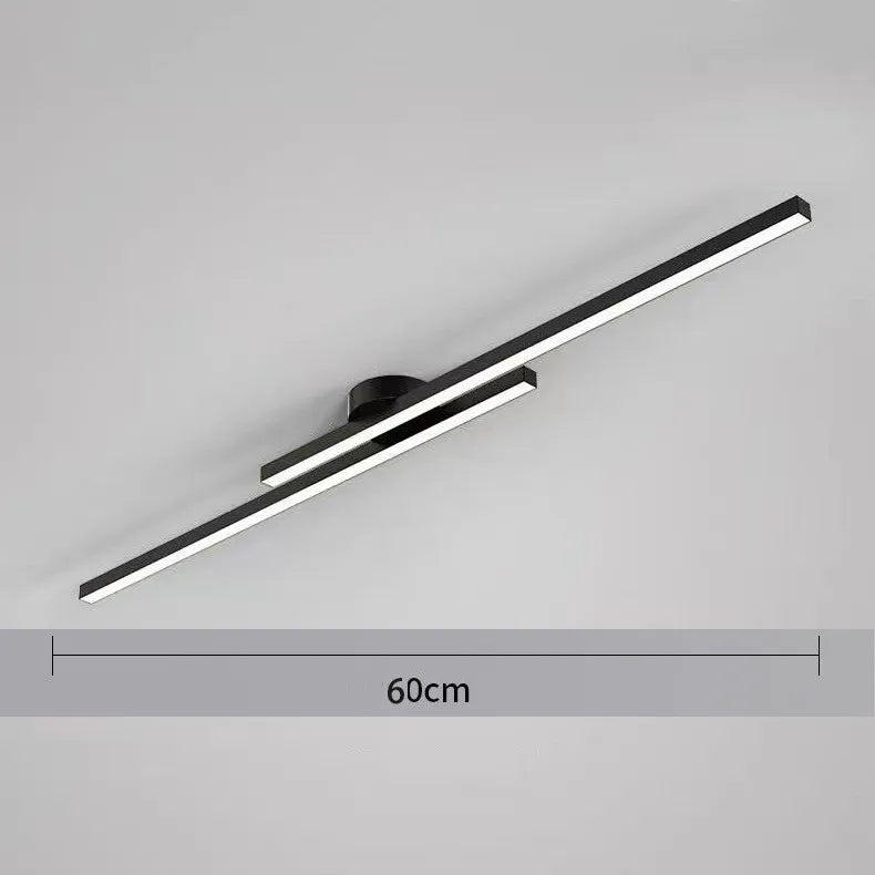 Modern LED Ceiling Light - Long Aluminum Linear Fixture for Hallway & Office