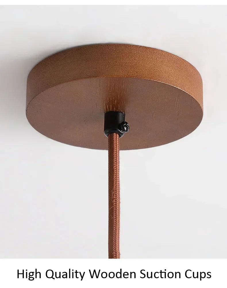 Wabi Sabi Stone Hanglamp - Ronde LED Kroonluchter voor Eetkamer & Woonkamer