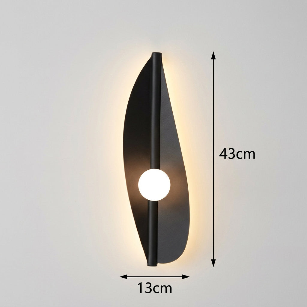 Blad LED Wandlamp – Art Deco Nachtlamp