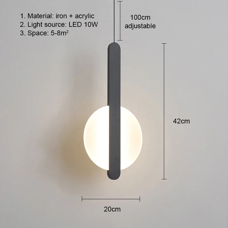 Moderne LED Hanglamp – Keuze uit 3 Stijlen | Wit of Zwart | Warm of Koud Wit