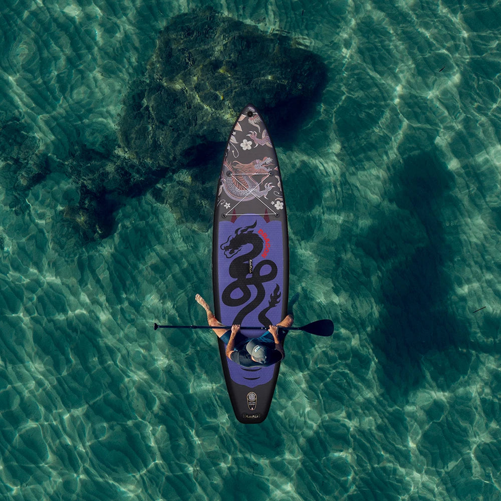 Opblaasbaar supboard met premium accessoires en draagtas