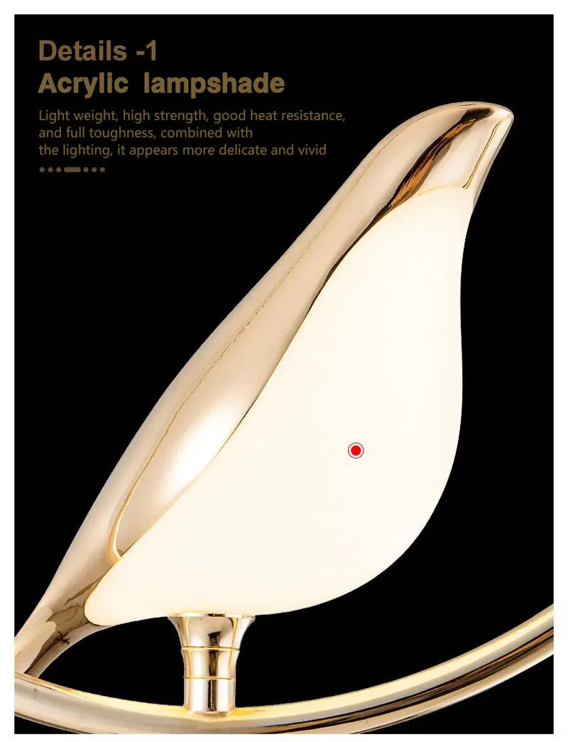 Magpie Bird LED hanglamp - Modern Scandinavisch design