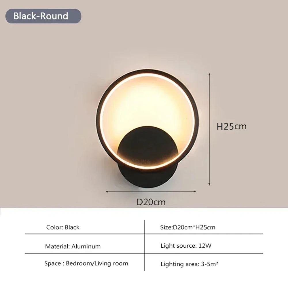 Moderne LED-wandlamp - Minimalistische wandlamp voor slaapkamer en gang