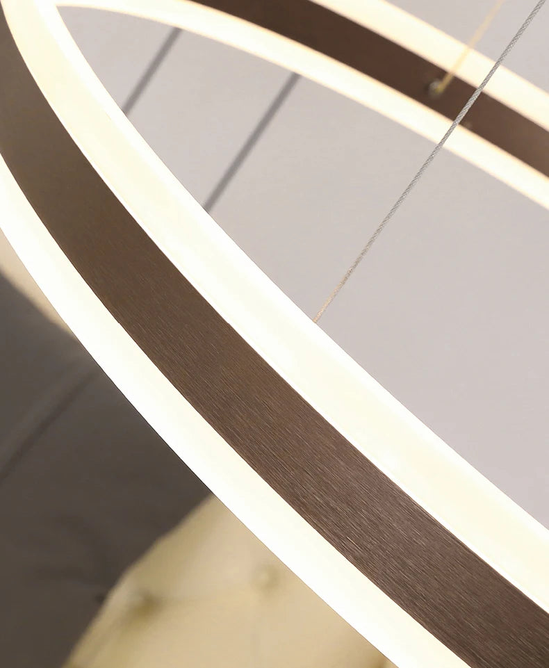 Moderne LED-ringkroonluchter - Hanglamp met meerdere lagen