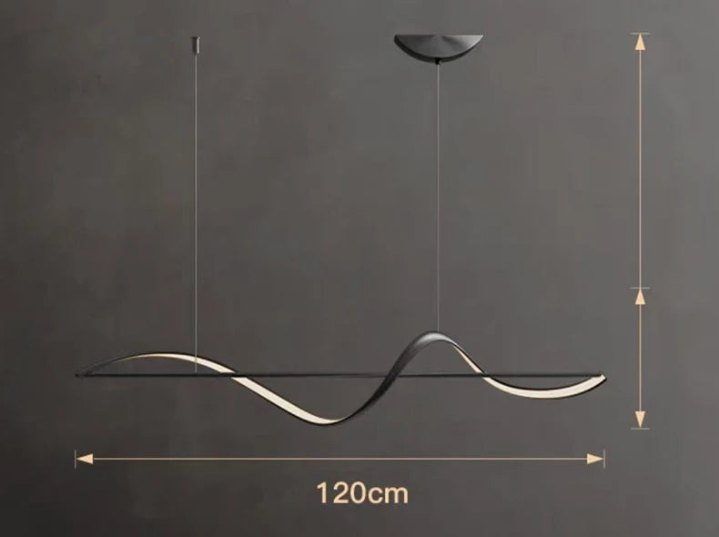 Moderne Scandinavische LED-hanglamp - Verstelbare kroonluchter voor de eetkamer