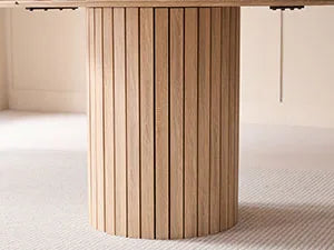 Ronde eettafel 120cm - Moderne boerderijstijl voor 4-6 personen