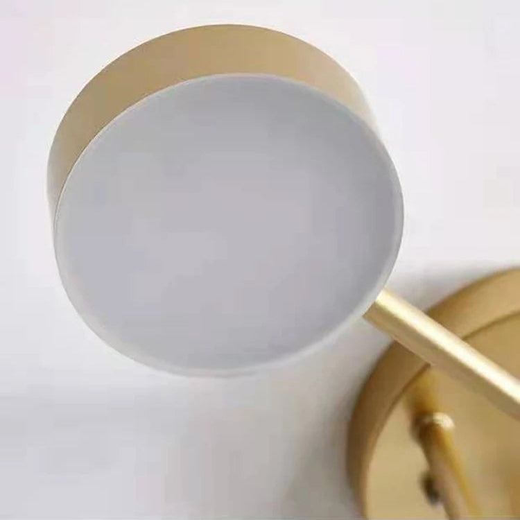 Moderne industriële plafondlamp - 6-lichts metalen armatuur