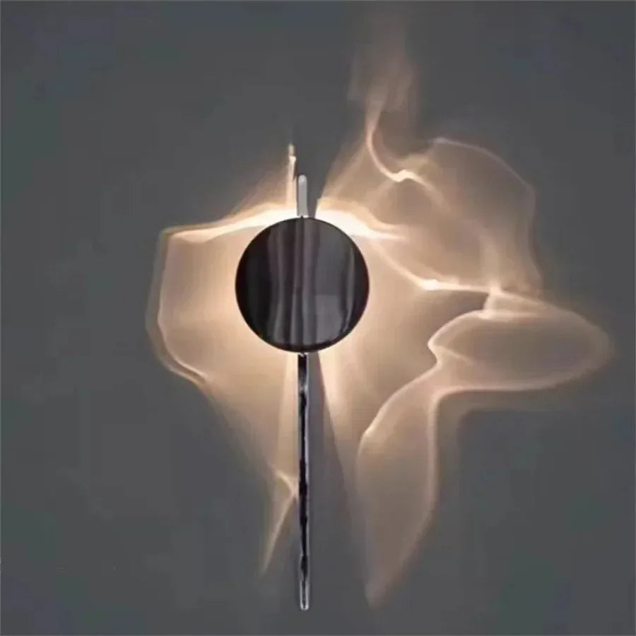 Corrugated Chrome LED Wall Sconce – Warm White