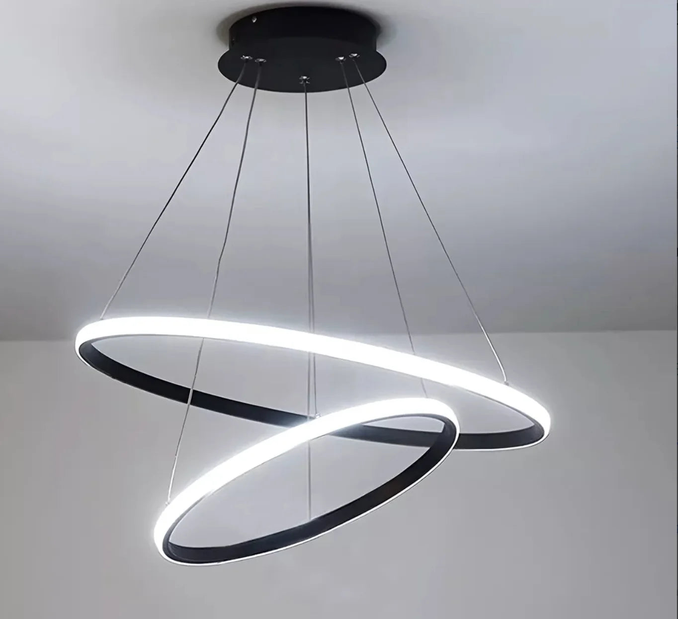 3 ringen moderne led plafond kroonluchter