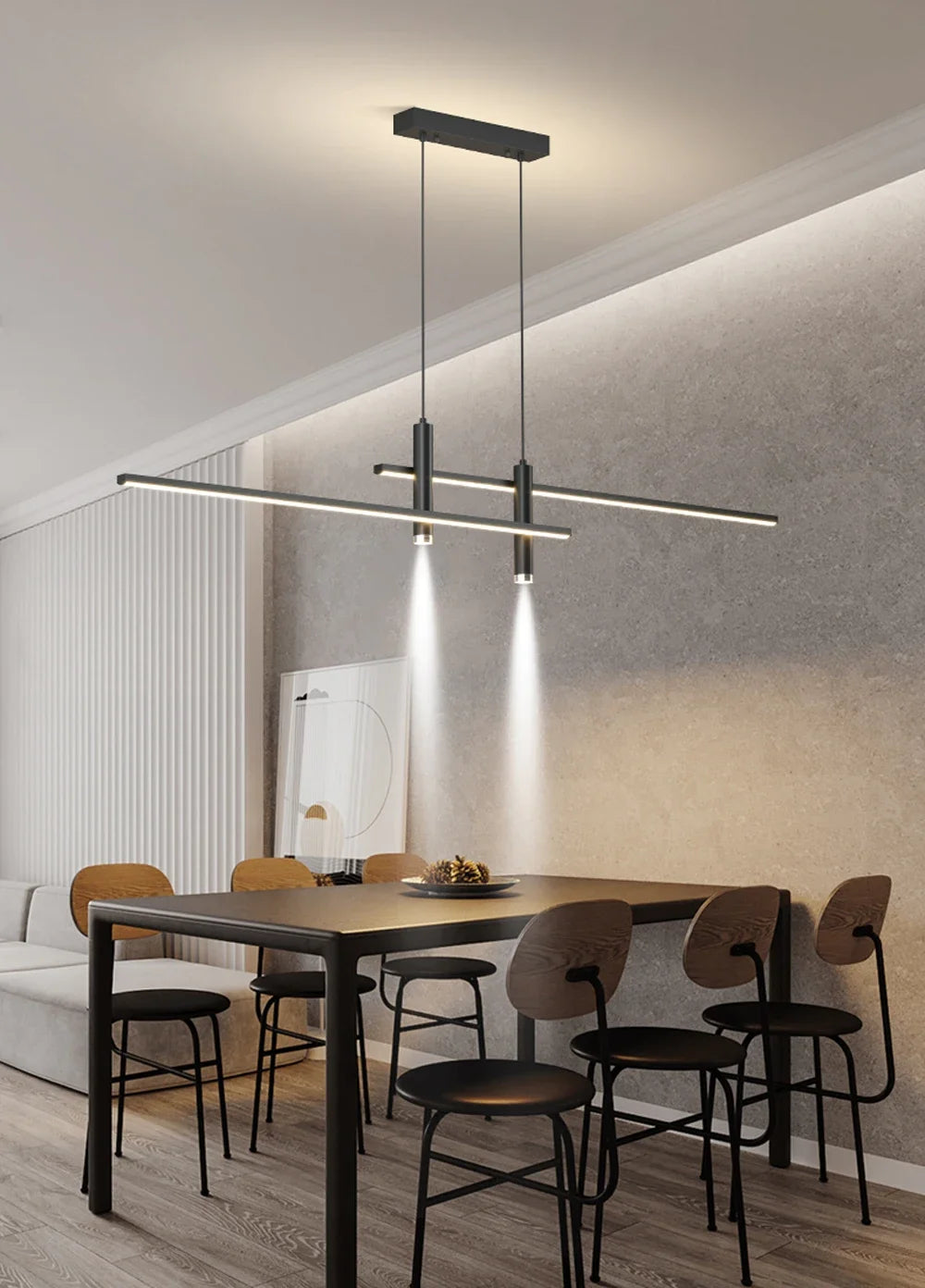Moderne industriële LED hanglamp
