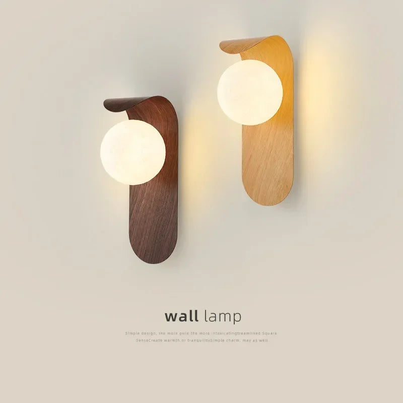 Wood Grain Wall Sconce – G9 Up & Down Light