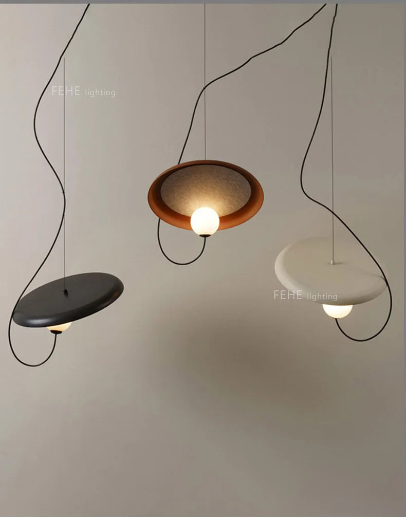 Moderne LED Hanglamp met Magneetbevestiging – Ø25 of Ø35 cm | Wit, Zwart of Rood