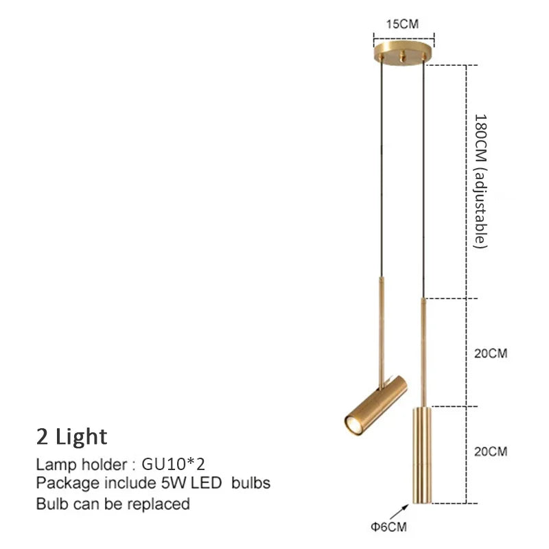 Verstelbare hanglamp - Moderne minimalistische LED-hanglamp