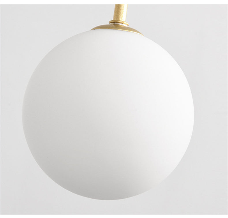 LED Hanglamp Diva - Glazen Bol Kroonluchter