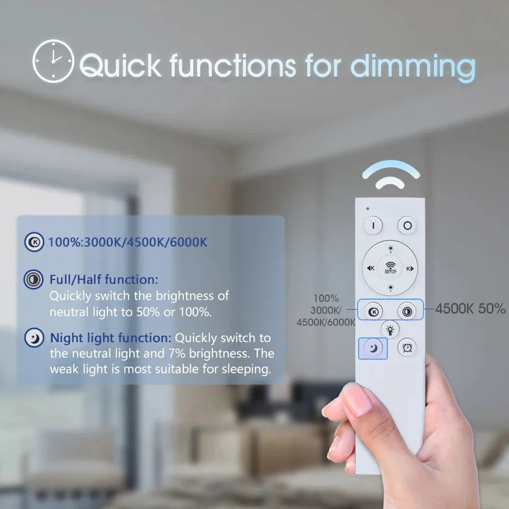 Moderne LED-plafondkroonluchter - dimbaar ontwerp met meerdere koppen