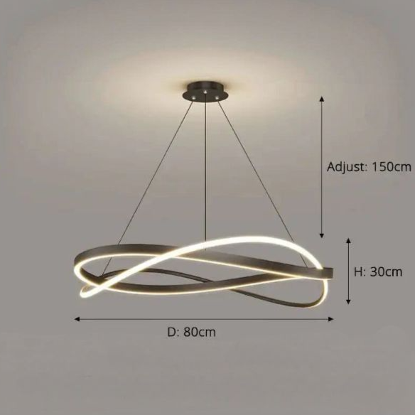 Cluster hanglamp - Moderne LED-bar kroonluchter