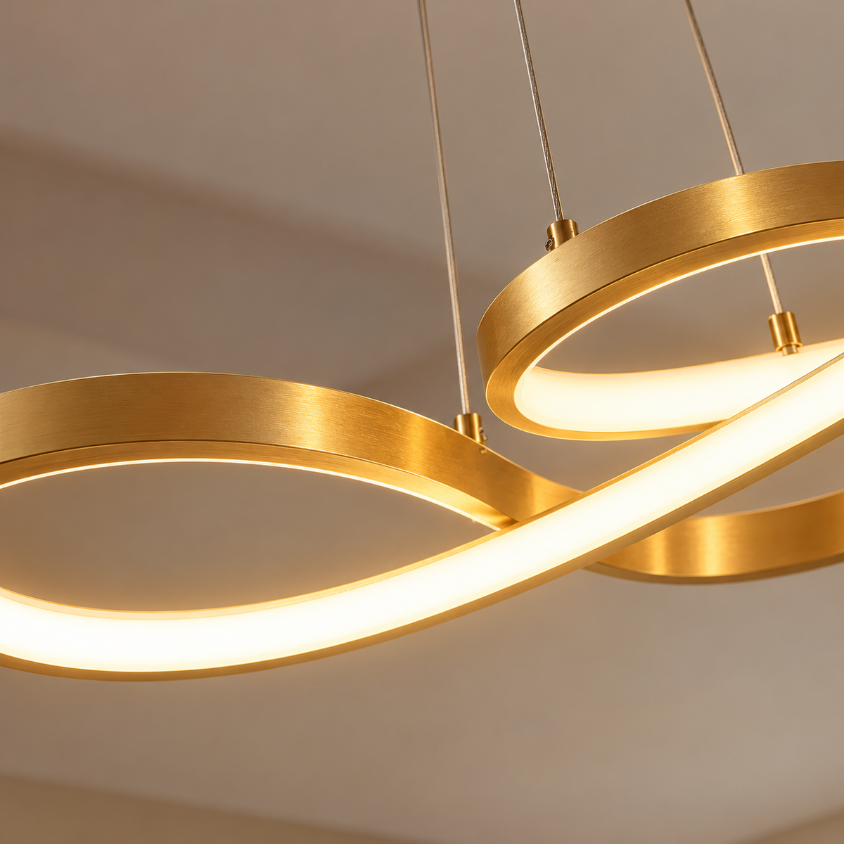 Moderne LED Hanglamp Ringen – Verstelbaar en Dimbaar