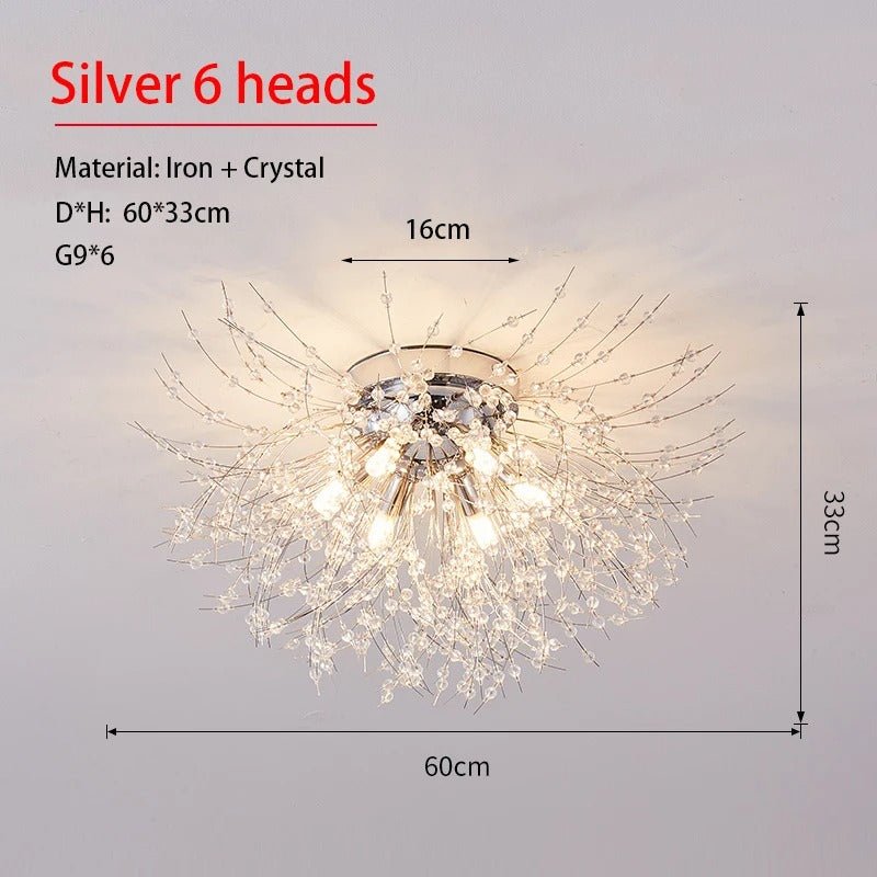 Dandelion Crystal Ceiling Light - Act Design Shop