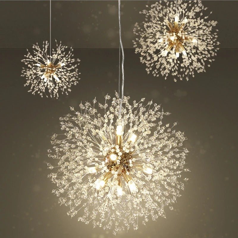 Dandelion Crystal Chandelier Pendant Light - Act Design Shop