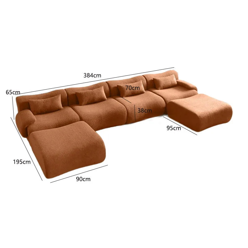 Wagrex 2-Zits Fluwelen Design Bankstel Stof – Mustafa