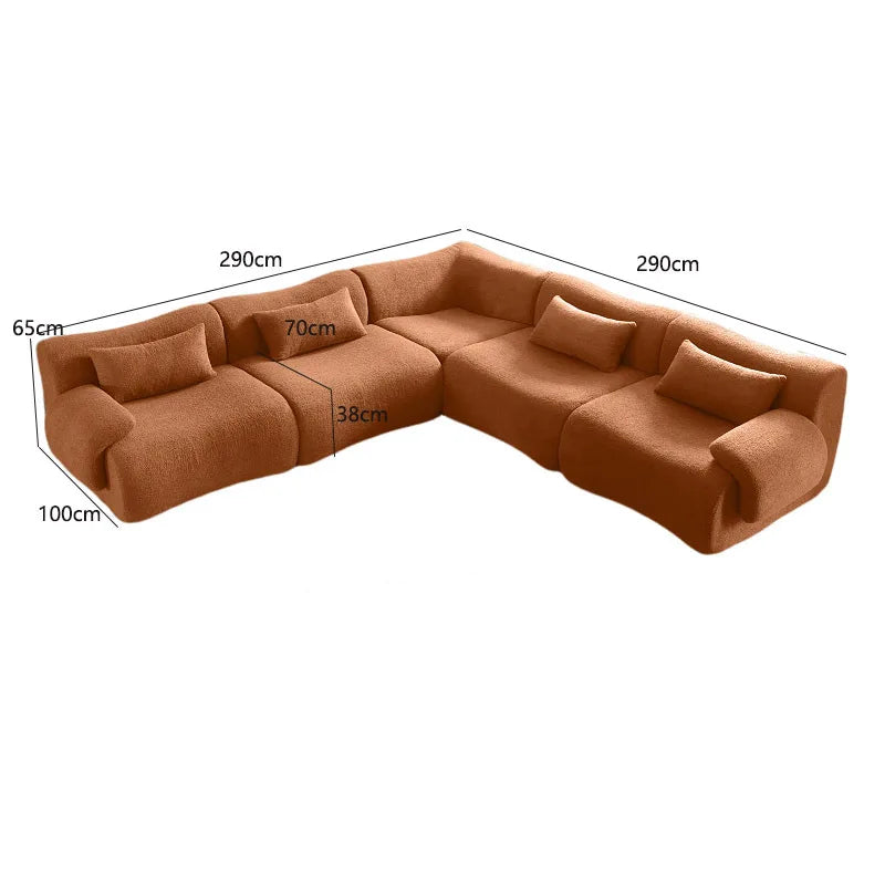 Wagrex 2-Zits Fluwelen Design Bankstel Stof – Mustafa