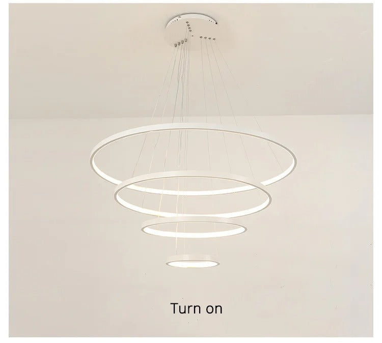 Moderne LED hanglamp met meerdere ringen